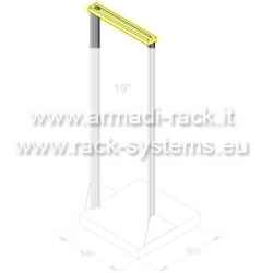 Chiusura superiore/inferiore a passo rack 19 pollici per montanti ARMA.ML 2-xx